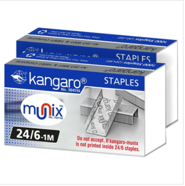 Kangaro 24/6 Staple Pin 1 Pack